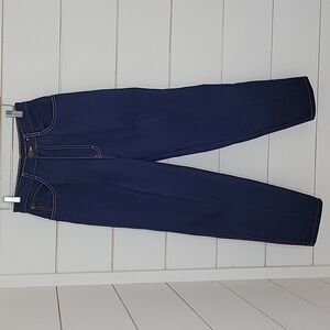 NWOT VINTAGE 90s COLLECTIONS mom jeans size 12 dark blue wash denim jeans